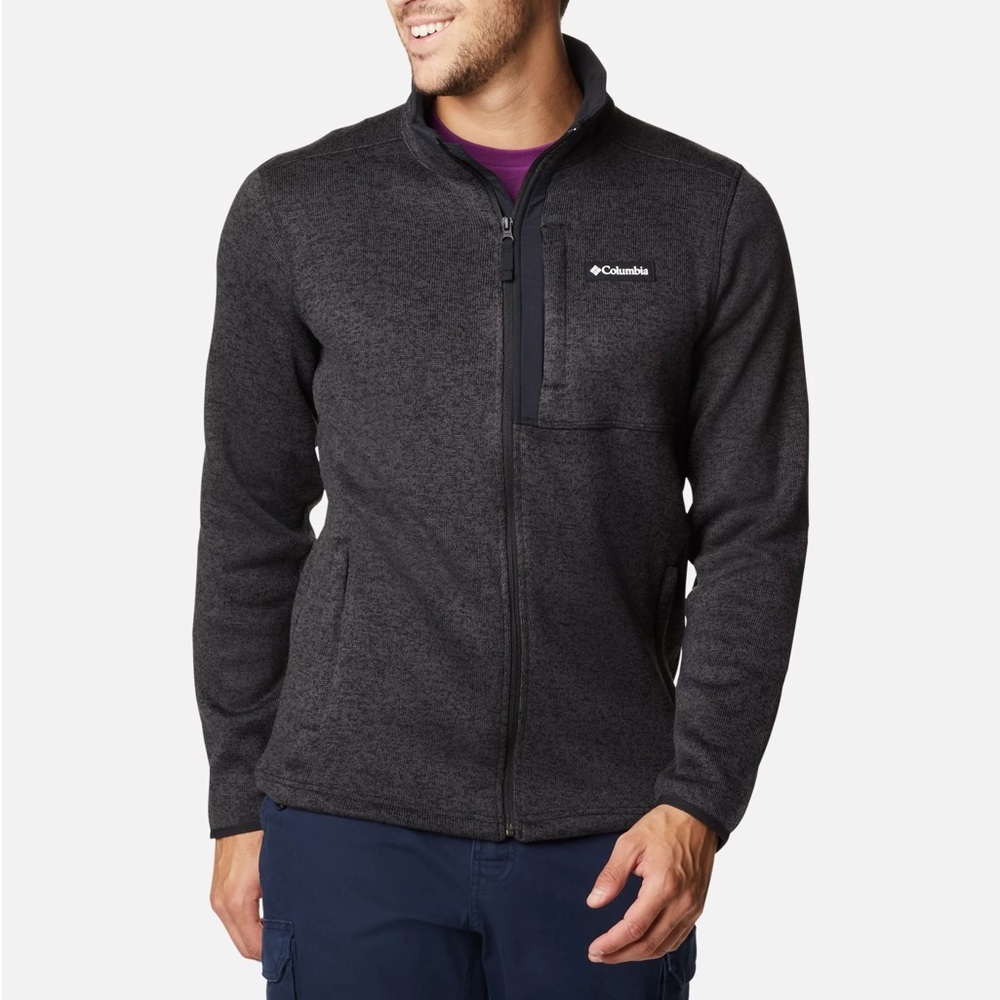 (W3) Columbia
Men's Sweater
Men's Weather Fleece Full Zip Jacket, XL